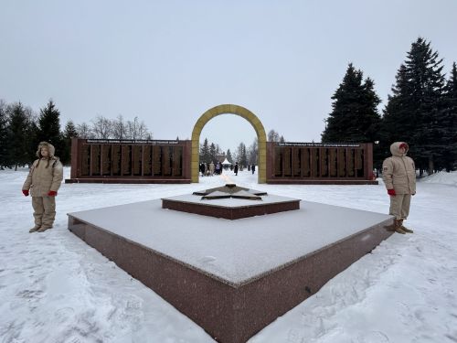 В парке Победы города Лаишево состоялся митинг