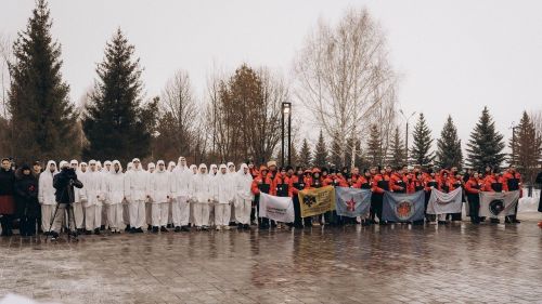 Лаеш районы эзтабарлары Түбән Камада «Хәтер маршы» нда катнаша