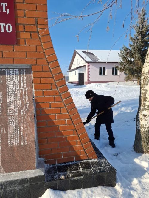 Юнармейцы Лаишевского района провели акцию «Обелиск»