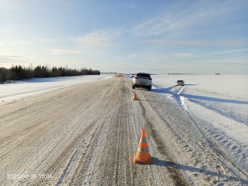 Водитель Toyota Camry попал в кювет из-за нарушения ПДД