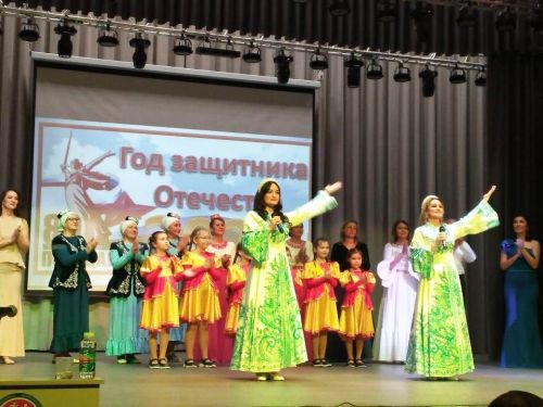 Встреча жителей Габишевского поселения с руководством района и поселения началась с концерта