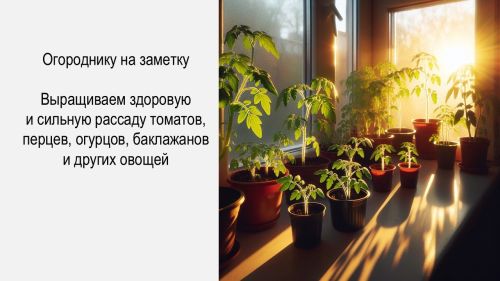 Как вырастить здоровую и крепкую рассаду овощей?