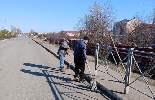В Лаишево проходит масштабное мероприятие по благоустройству территории
