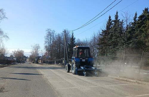 В Лаишево проходит масштабное мероприятие по благоустройству территории