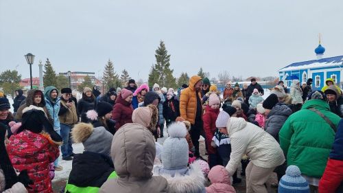 Масленицу в Лаишевском районе проводили народными гуляниями