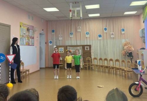Столбищеның «Акварелька» балалар бакчасында юл хәрәкәте иминлеге көне уңышлы узды