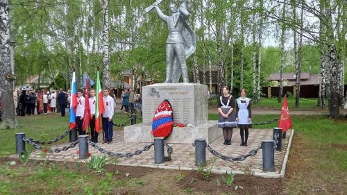 Митинг к 80-летию Великой Победы стал важным событием для жителей Орловского поселения Лаишевского района