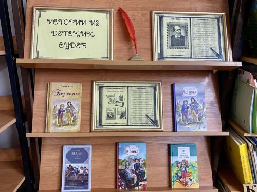 В Лаишевской библиотеке оформлена выставка к 195-летию Гектора Мало