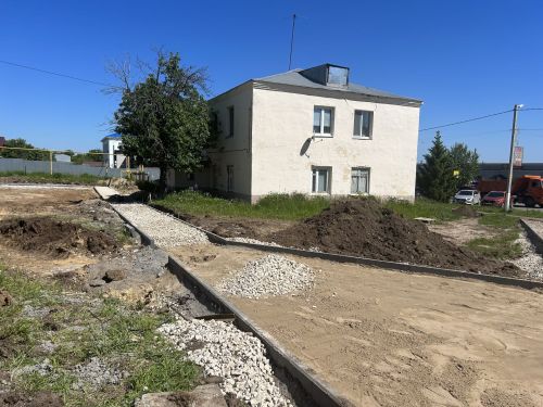 В Лаишево продолжают ремонтировать улицу Чернышевского