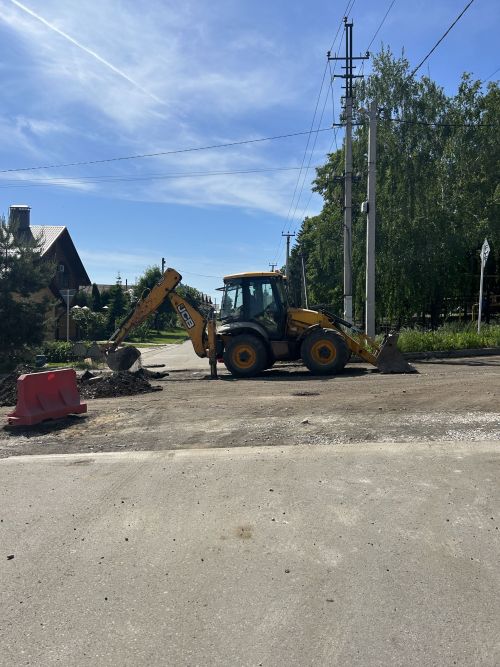 В Лаишево продолжают ремонтировать улицу Чернышевского