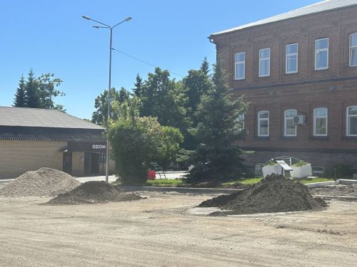 В Лаишево продолжают ремонтировать улицу Чернышевского