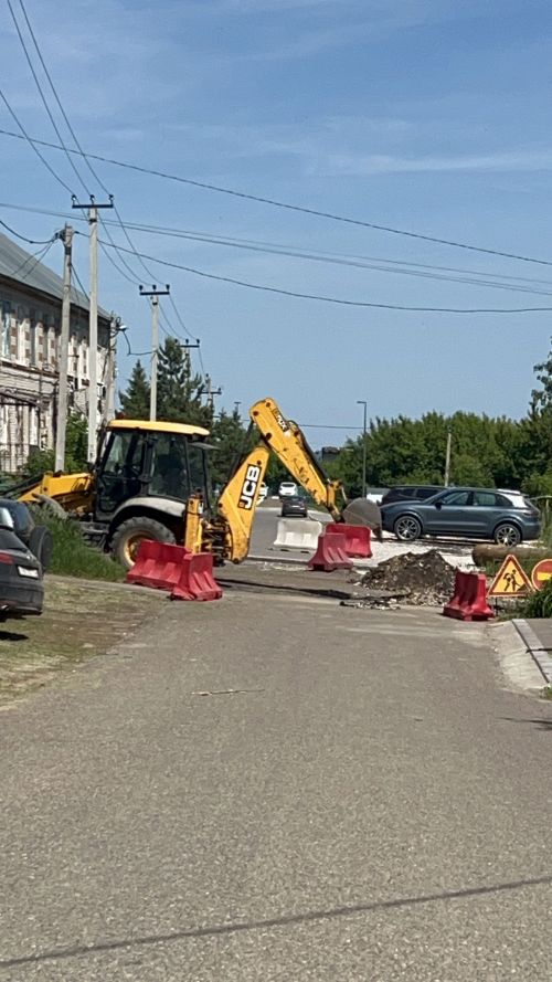 В Лаишево продолжают ремонтировать улицу Чернышевского
