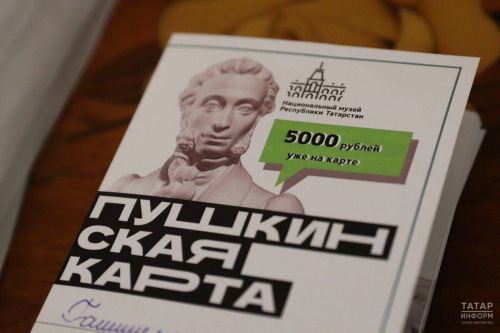 «Пушкинской картой» пользуются 333 800 татарстанцев