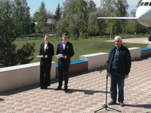 В Лаишевском техникуме состоялся митинг, посвященный Дню Победы