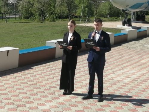 В Лаишевском техникуме состоялся митинг, посвященный Дню Победы