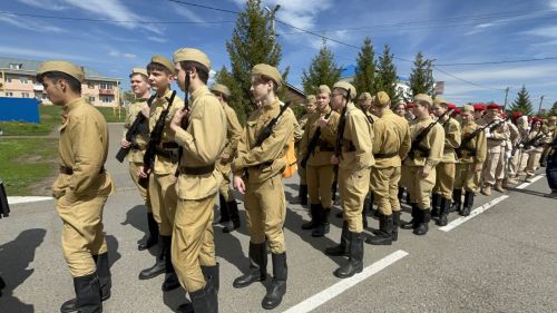 В городе Лаишево прошла генеральная репетиция парада Победы