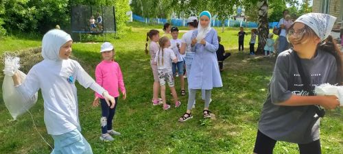 Татар Янтыгы авылында балалар Сабантуе