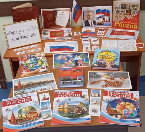 В Лаишевском районе представлена книжная выставка «Горжусь тобой, моя Россия»