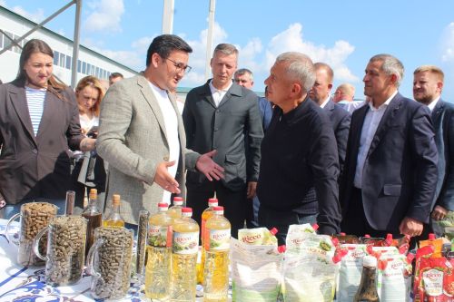 Раис РТ Рустам Минниханов встретился с аграриями Лаишевского района