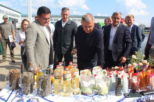 Раис РТ Рустам Минниханов встретился с аграриями Лаишевского района