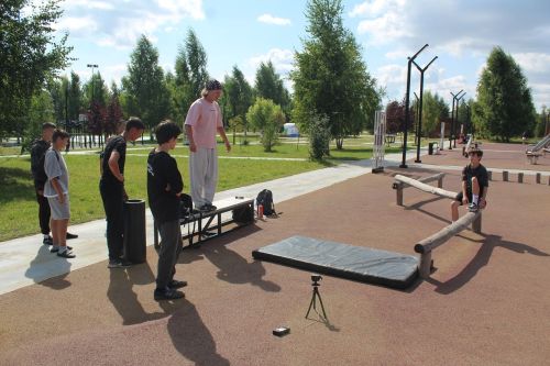 В лаишевском экстрим-парке проходили мастер-классы по различным видам спорта