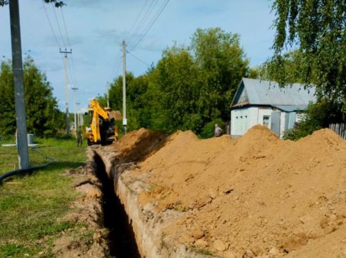 В Лаишевском районе устанавливают фонари и строят сети водоснабжения