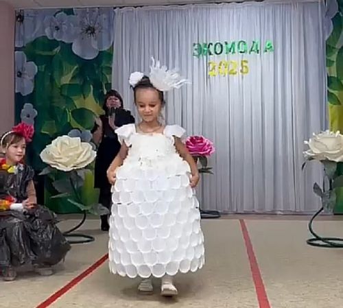 В детском саду «Ромашка» Лаишевского района провели конкурс экомоды