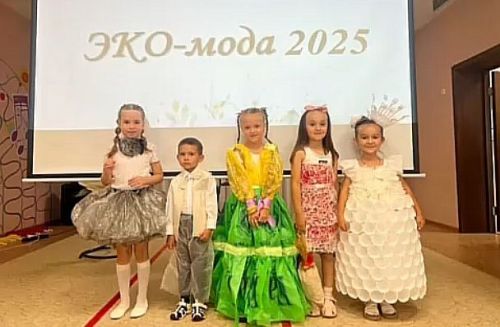 В детском саду «Ромашка» Лаишевского района провели конкурс экомоды