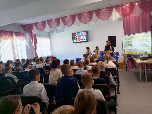 В Габишевской школе говорили о безопасности на дорогах