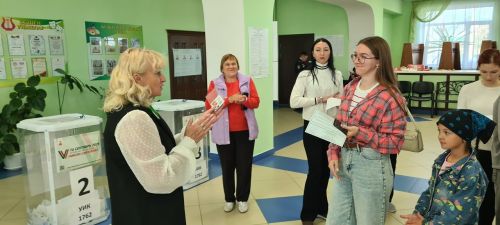 Молодые жители села Сокуры Лаишевского района впервые участвуют в выборах