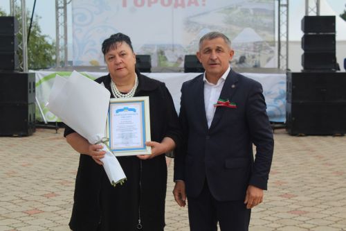 На Дне города лаишевцы получили заслуженные награды