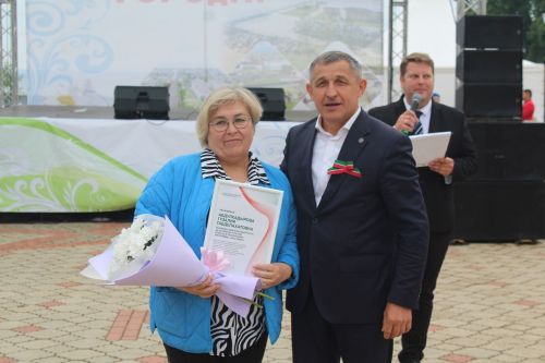 На Дне города лаишевцы получили заслуженные награды