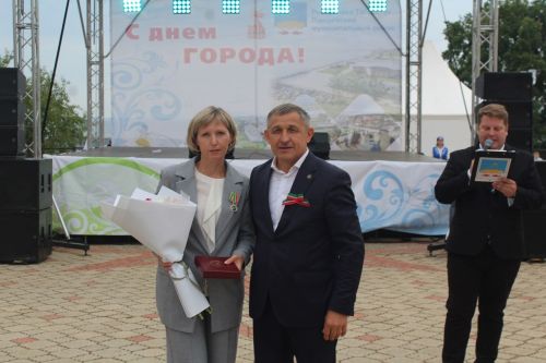 На Дне города лаишевцы получили заслуженные награды