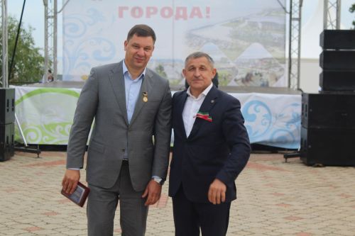 На Дне города лаишевцы получили заслуженные награды