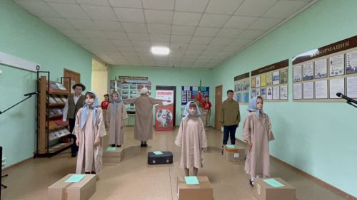 В Лаишевской школе №3 торжественно открыли экспозицию «Наши выпускники — участники СВО»