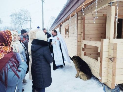 В Лаишевском районе освятили новую купель к Крещению
