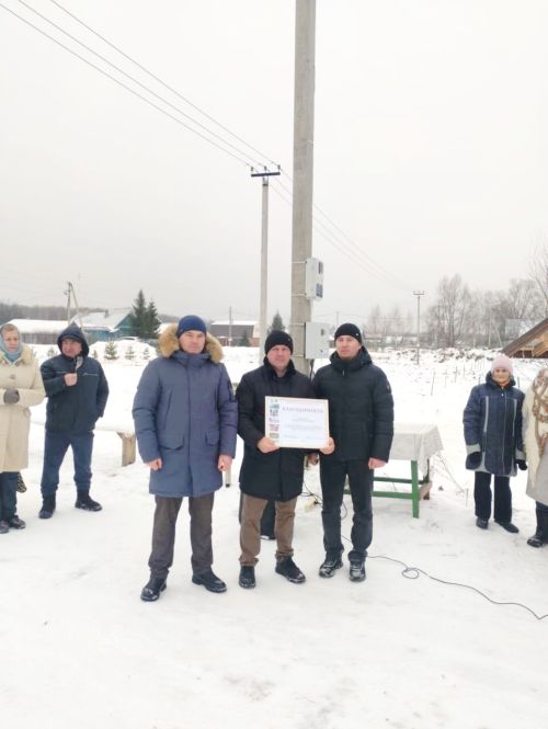В Лаишевском районе освятили новую купель к Крещению