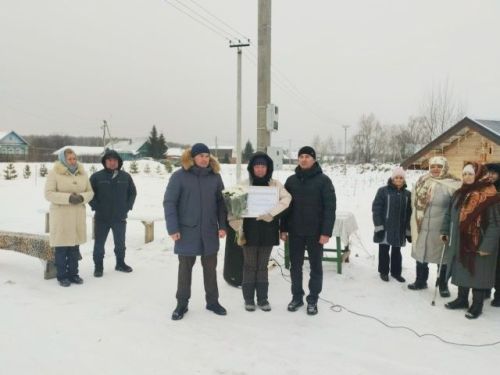 В Лаишевском районе освятили новую купель к Крещению