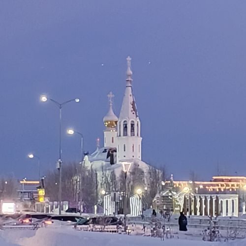 Зимний город в объективе фотоаппарата