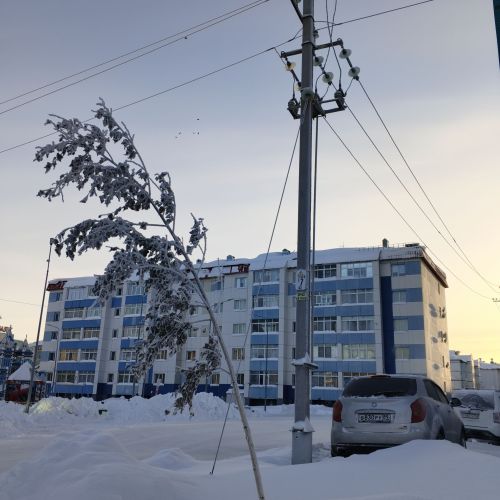 Зимний город в объективе фотоаппарата