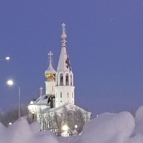 Зимний город в объективе фотоаппарата