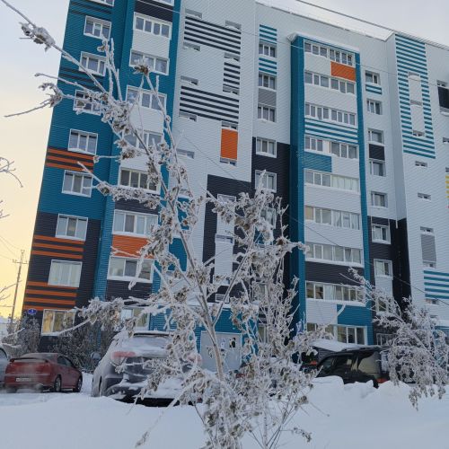 Зимний город в объективе фотоаппарата
