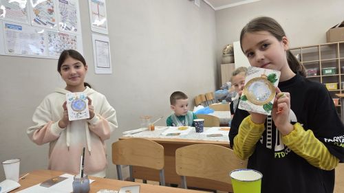 В Лаишевском районе провели волшебный мастер‑класс по созданию новогодних открыток