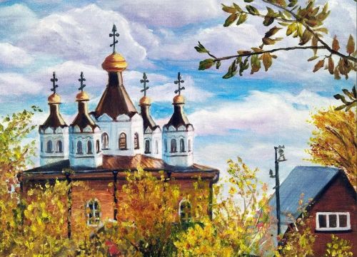Стихи и картины про осень Елены Дильмеевой: поэзия и живопись в одном проекте