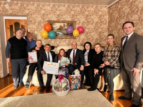 В Лаишево поздравили 101-летнюю труженицу тыла