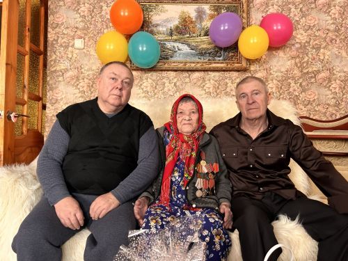 В Лаишево поздравили 101-летнюю труженицу тыла