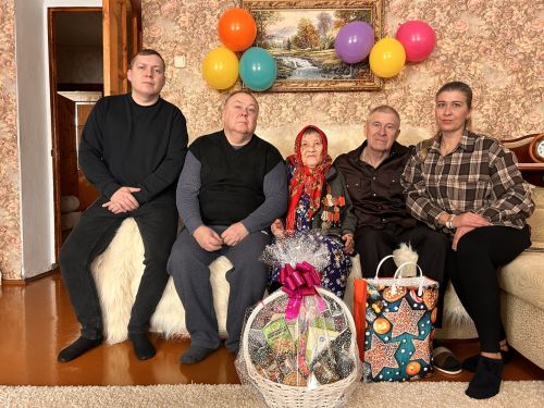 В Лаишево поздравили 101-летнюю труженицу тыла