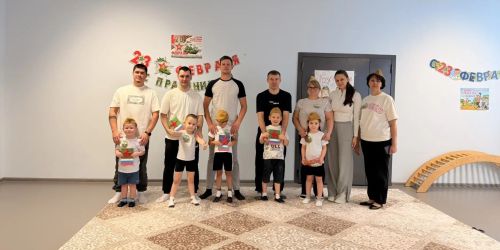В «веселых стартах» в детском саду Лаишевского района приняли участие отцы воспитанников