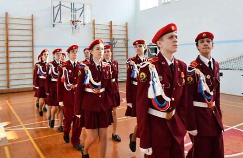 Смотр строя и песни: яркое событие в Лаишевском районе