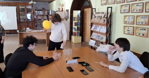 Библиографическая игра «Что? Где? Когда?» в рамках проекта «Пушкинская карта»